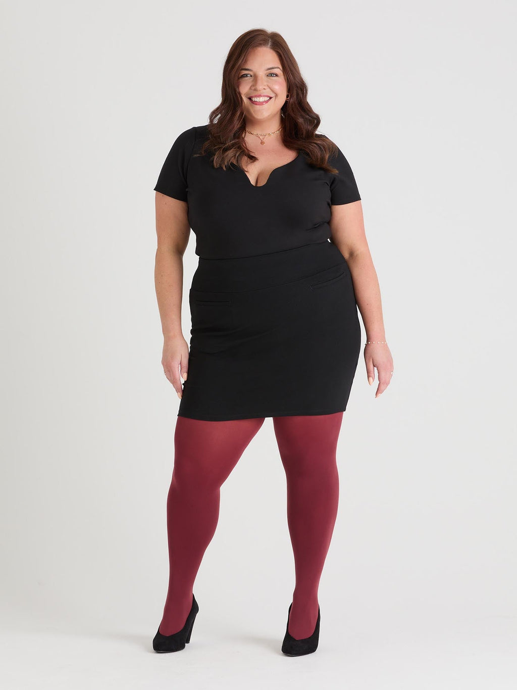 Mini Pencil Skirt - Black (V2)