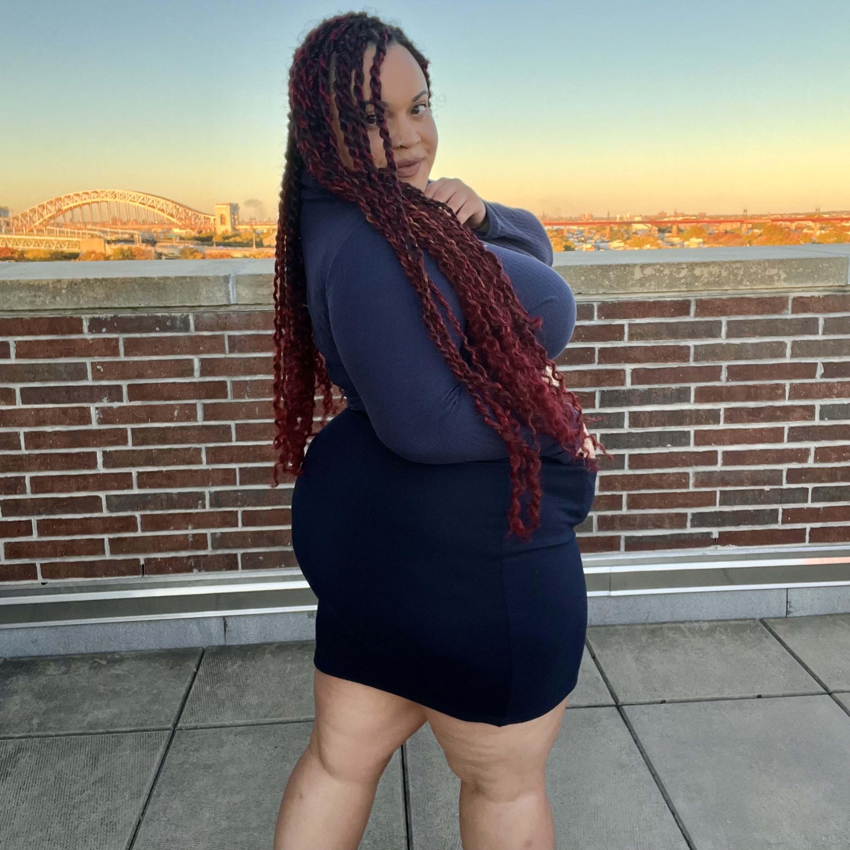 Mini Skirt - Navy